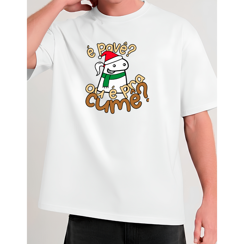 Camiseta Meme Natal E Pave Ou Pra Cume Camisa Natalina Lançamento Novidade Exclusiva