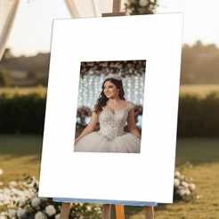 Painel de Assinaturas 15 Anos com Foto da Debutante - Interatividade e Estilo na Sua Festa