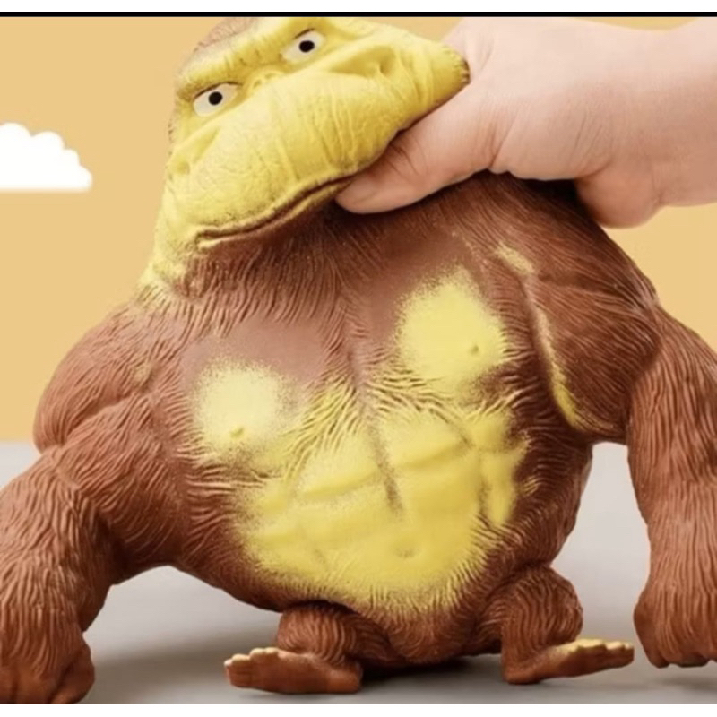 Gamma Baby-Macaco Gorila Estica Esmaga Fidget Toys Antiestresse 12 a 22 CM em Oferta na Shopee