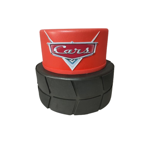 BOLO FAKE CARROS  2 ANDARES  (BOLO FAKE EVA SEM EMENDA)