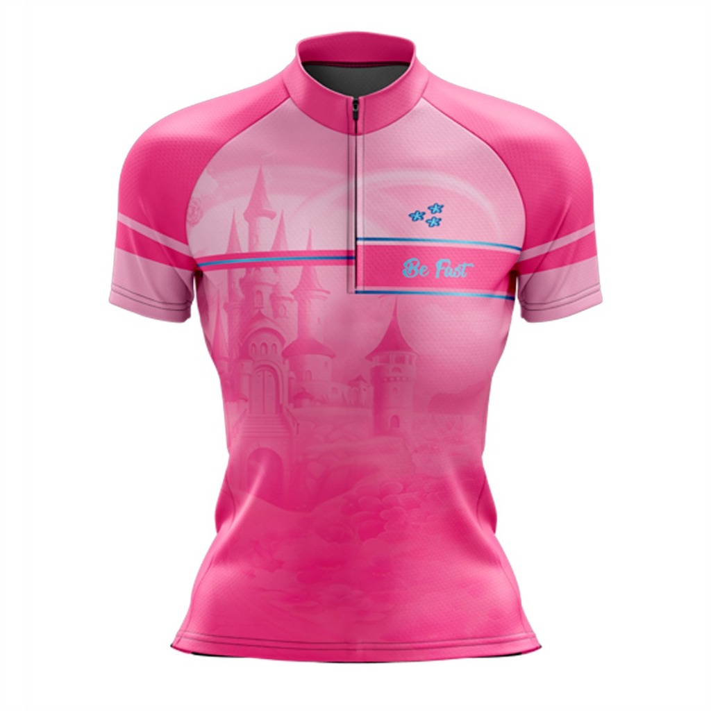 Camisa Ciclista Infantil Princesas Blusa Crianças Bicicleta Bike Crianças Pedalar BeFast