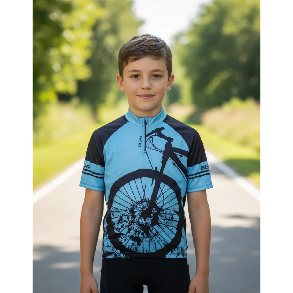 Conjunto Ciclista Infantil Bike Kids Uniforme Ciclismo Crianças Bicicleta Roupa Pedalar