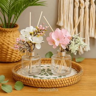 Frasco para Difusor de Ambientes com Flores - Quarto, Banheiro, Sala, Sala Comercial em Oferta na Shopee