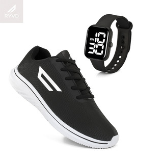 KIT RYVO ESPORTIVO TENIS+RELOGIO DIGITAL! MACIO LEVE ACADEMIA CROSS FIT CAMINHADA ENVIO IMEDIATO
