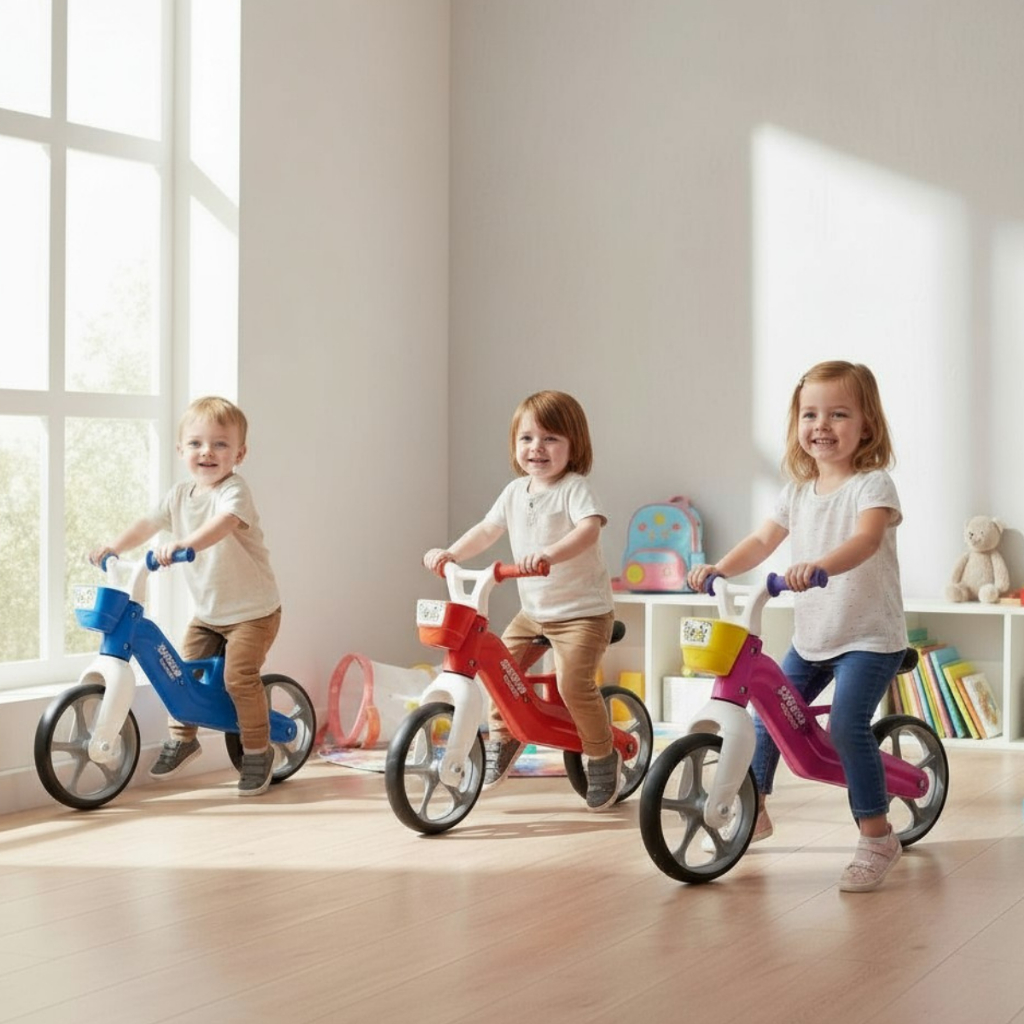 Bicicleta Equilíbrio Infantil maral balance Sem Pedal +18 meses Leve Roda Borracha resistente