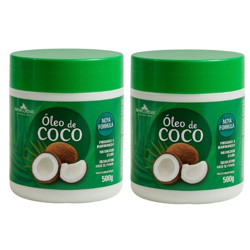 2 und - Máscara de Hidratação Capilar Óleo de Coco 500g – Hidratação e Brilho - Bell Corpus em Oferta na Shopee