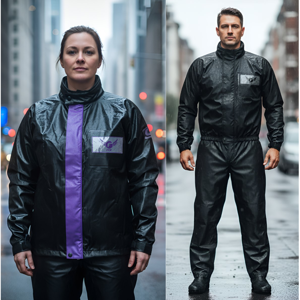 Capa de Chuva Impermeável Motociclista Masculino Feminina Fly Plus Forrada com Bolso em Oferta na Shopee