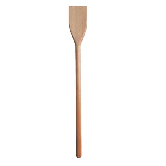 COLHER DE PAU DE PÁ MADEIRA GRANDE 50CM PARA FEIJOADA PANELA COZINHA — imagem 2 de 2