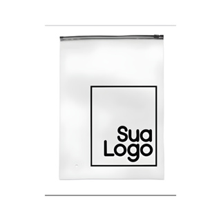 Saco Plástico Zip c/ fecho de Ziper Personalizado - 50 unds em Oferta na Shopee