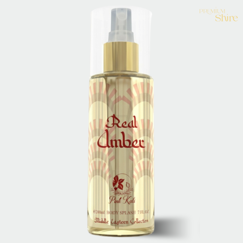 Body Splash Árabe Royal Amber Pink Kali 200ml Desodorante Corporal Perfumado