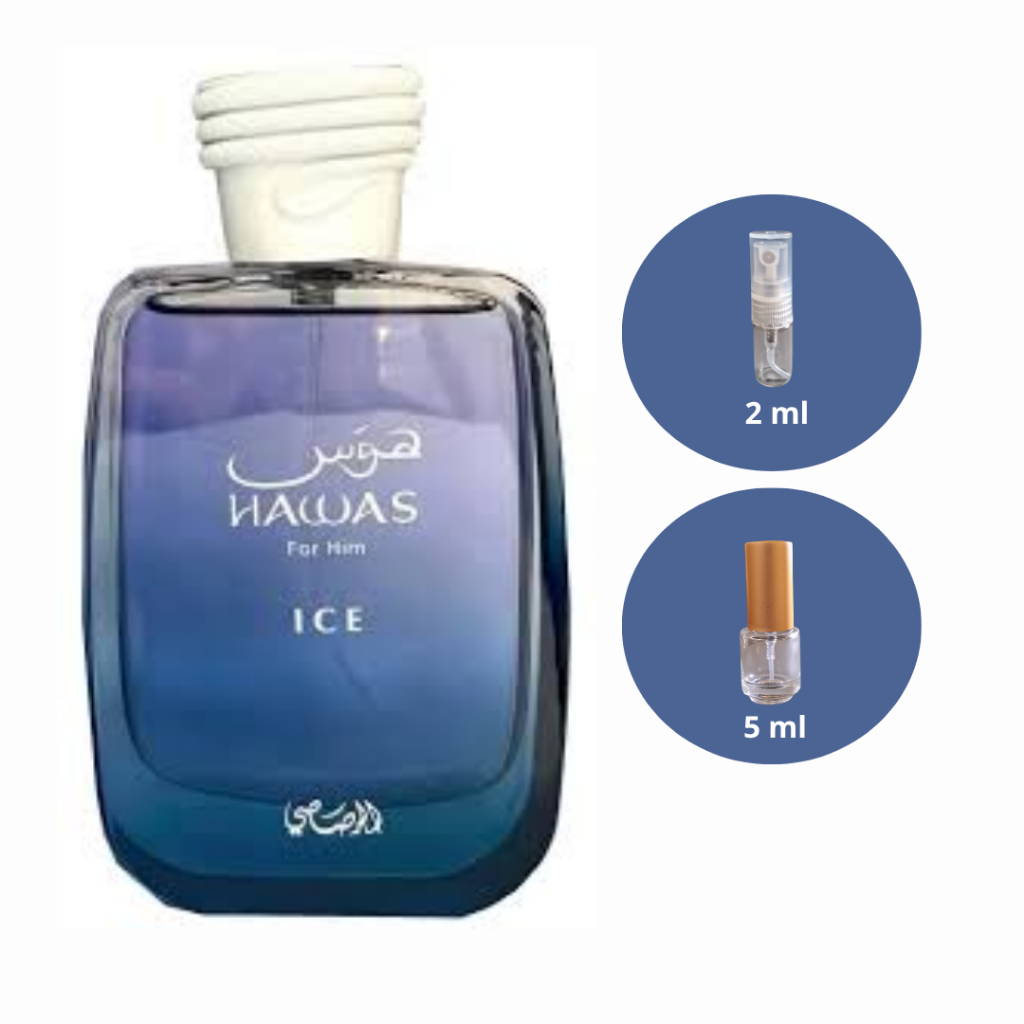 Perfume Árabe Masculino Hawas Ice for Him Rasasi EDP