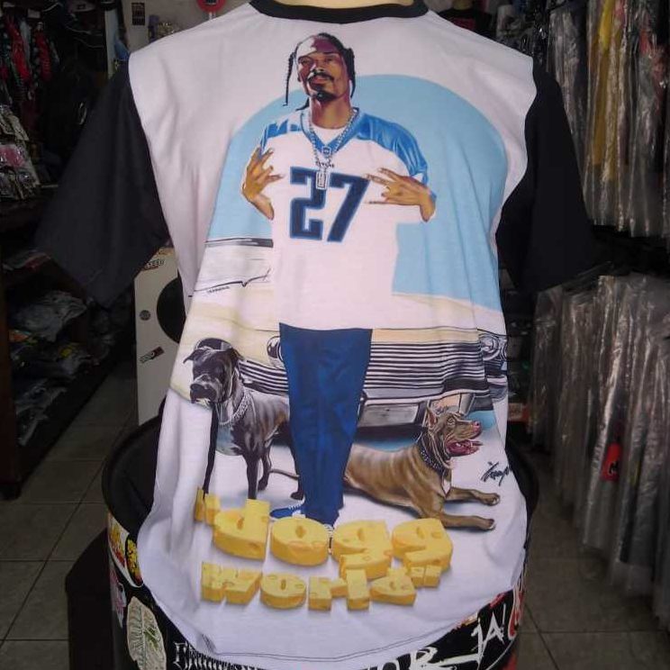 Camiseta snop dogmalha PP sublimada 30.1 poliéster