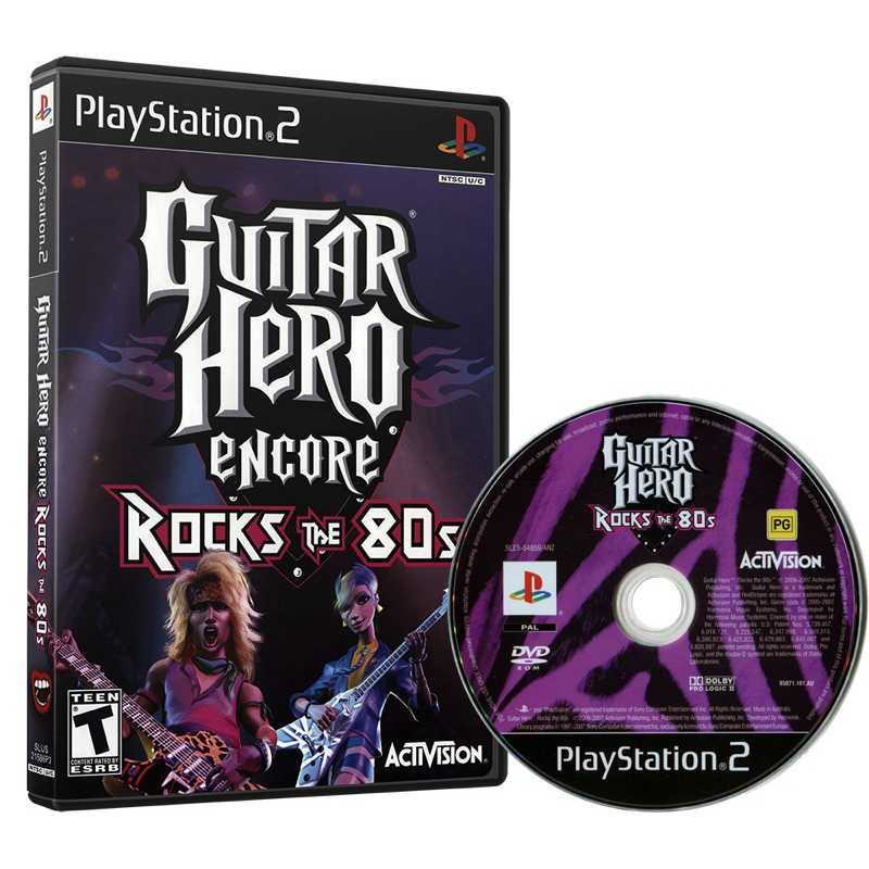 Jogo Guitar Hero Encore: Rocks the 80s - Playstation 2