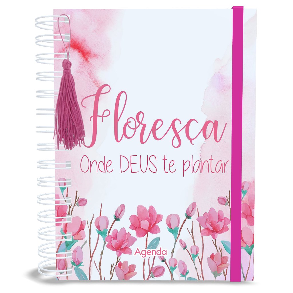 Agenda 2026 Gospel Cristã - Agenda A5 ou Mini agenda A6 - Datado ou Permanente - Um Versículo por Dia - Personalizada