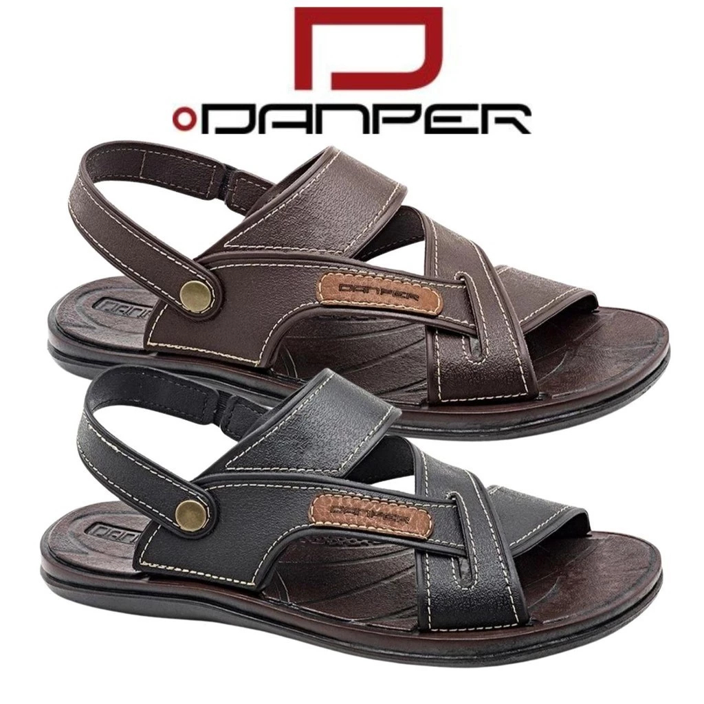 Sandália Chinelo Masculina Danper Confortável Solado Borracha Motoqueiro Traseira Flexivel Barata em Oferta na Shopee