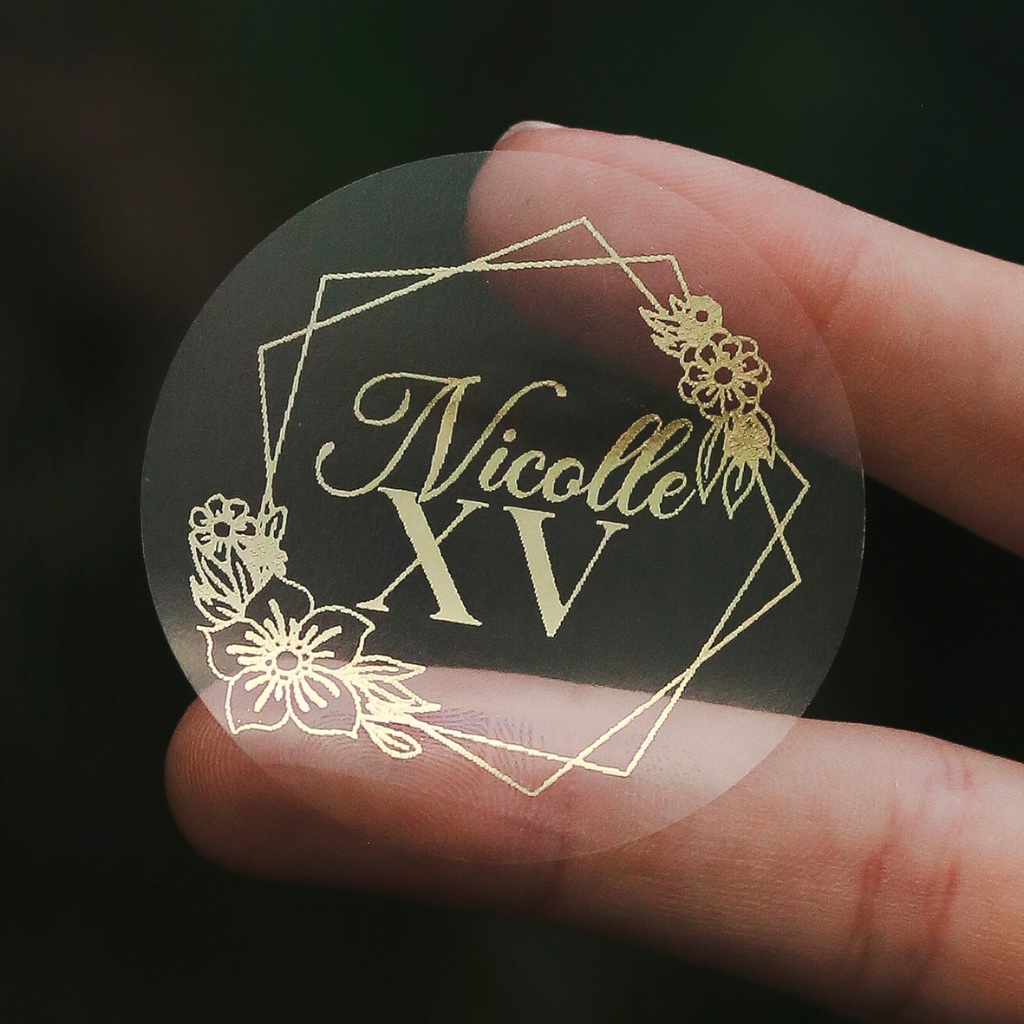 Adesivo Lembrancinha 15 anos 5x5cm - Adesivo com Brasão Etiqueta com Iniciais Adesivo Monograma em Oferta na Shopee