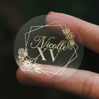 Adesivo Lembrancinha 15 anos 5x5cm - Adesivo com Brasão Etiqueta com Iniciais Adesivo Monograma em Oferta na Shopee