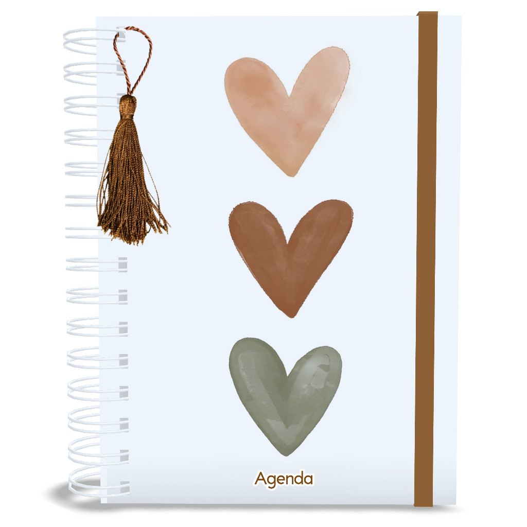 Agenda 2026 Gospel Cristã - Agenda A5 ou Mini agenda A6 - Datado ou Permanente - Um Versículo por Dia - Personalizada