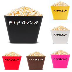 Balde ECO de Pipoca Resistente Flexivel P.I.P.O.C.A 5L