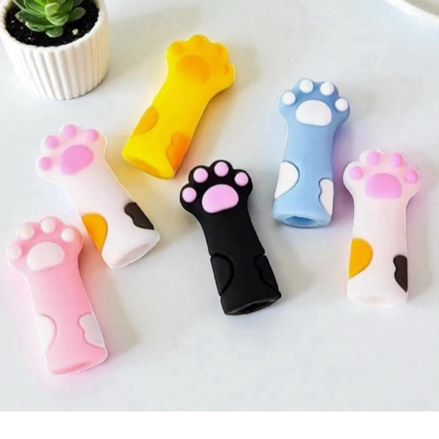 Capa Protetora de Lápis/bico alicate Pata de Gato – Fofo, Antiquebra, Compatível em Oferta na Shopee