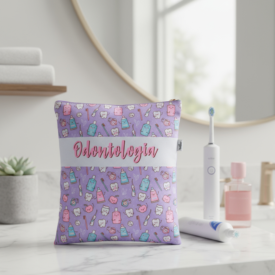 Necessaire Organizadora Porta Jaleco Impermeável Odonto