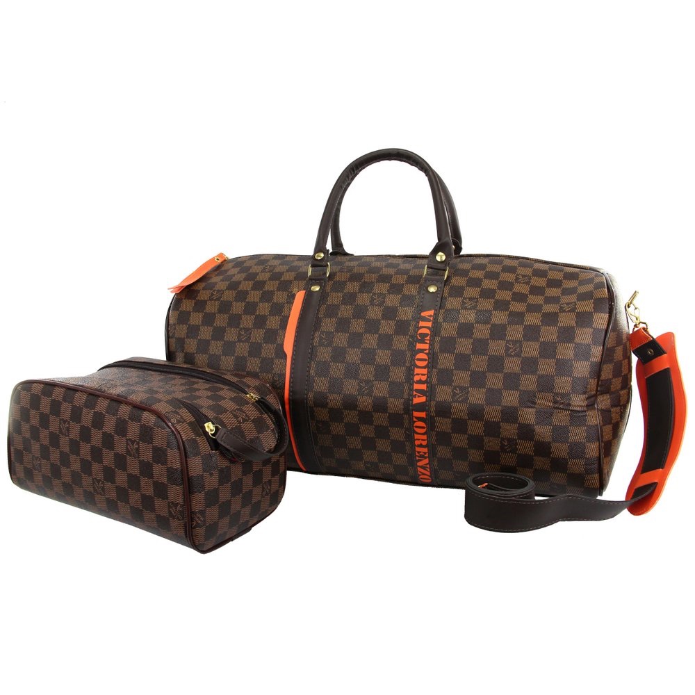 Conjunto de Bolsas de Viagem Premium – Mala Bordô e Necessaire Elegante