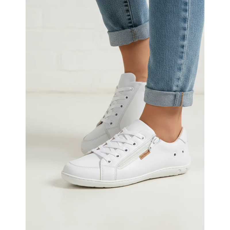 Tênis branco Feminino Sapatênis Casual Confortável Com Zíper Lançamento Moda  2026 em Oferta na Shopee