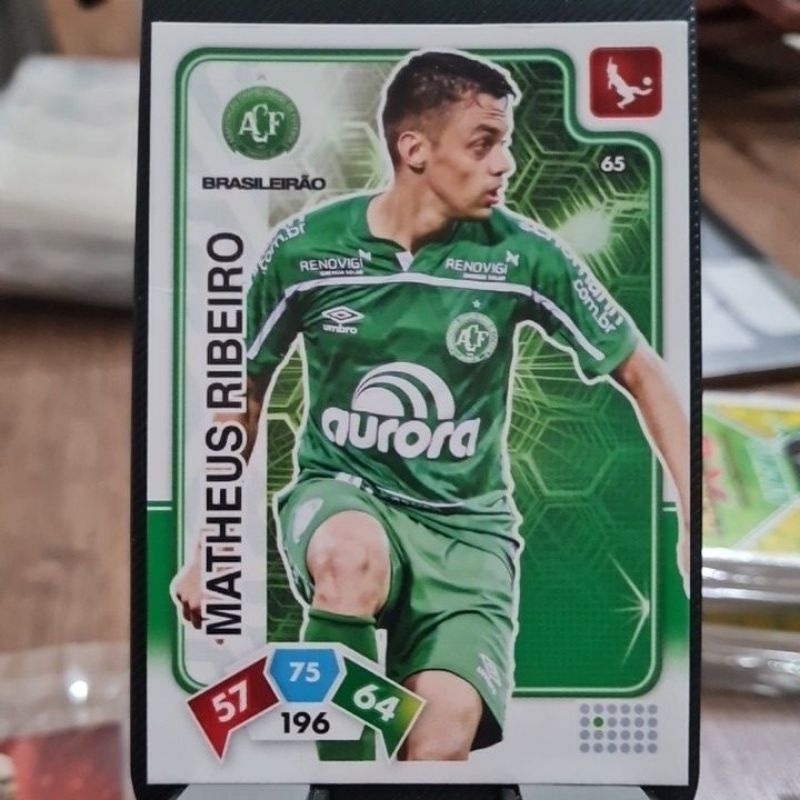 Card 65 - Matheus Ribeiro, CHAPECOENSE, Panini Adrenalyn XL do Campeonato Brasileiro 2020/2021