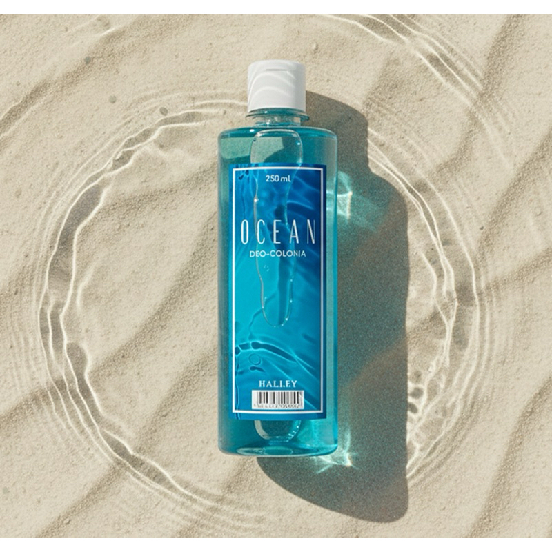 1 Frasco Deo Colonia OCEAN AZUL Halley 250 ml em Oferta na Shopee