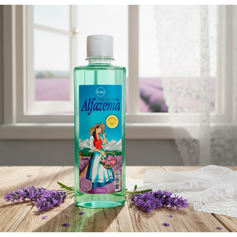 1 Frasco Deo Colônia ALFAZEMA ORIGINAL Halley 250 ml em Oferta na Shopee