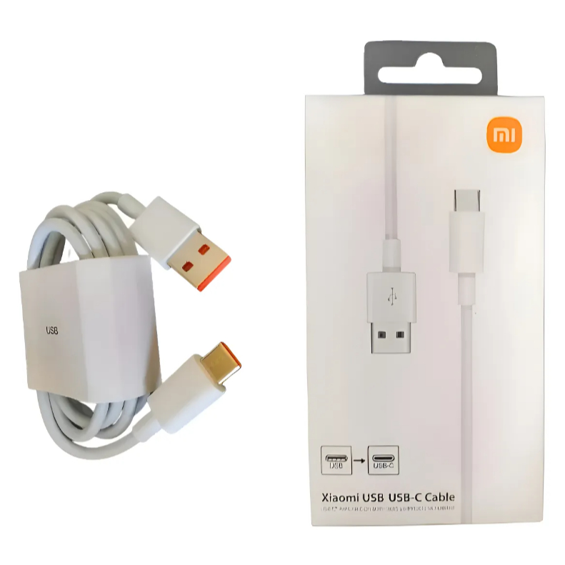 Cabo USB Tipo C 6A Xiaomi Turbo - detalhe