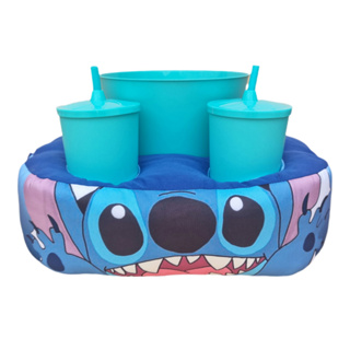 Almofada Porta Pipoca + Balde 3,5 l + 2 copos 550 ml STITCH - Cinema Filme em Casa Decoração Conforto em Oferta na Shopee