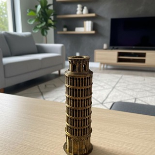 Torre De Pisa Enfeite Decoração Rêtro Inclinada De Estátua Pisa Modelo Artesanato Itália Construção em Oferta na Shopee
