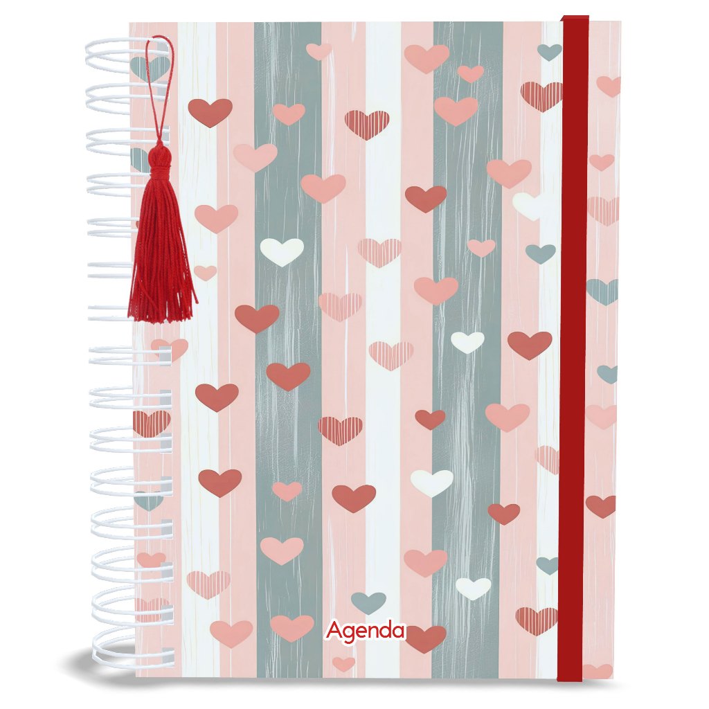 Agenda 2026 Gospel Cristã - Agenda A5 ou Mini agenda A6 - Datado ou Permanente - Um Versículo por Dia - Personalizada