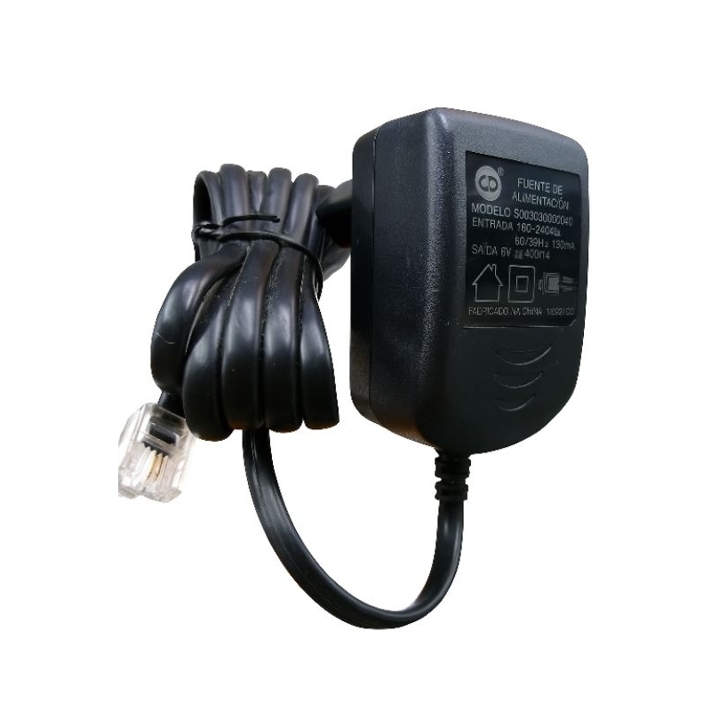 FONTE PARA TELEFONE SEM FIO PANASONIC 6V 400mA BIVOLT KX-TGB110LB