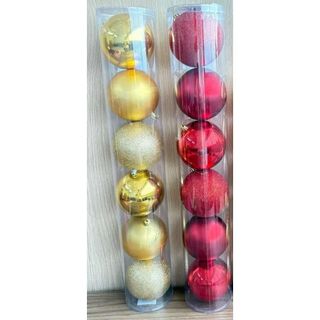 Kit 6/12/18/24  Bolas De Natal Grande Enfeites Natalinos Bolinha De Natal 8cm