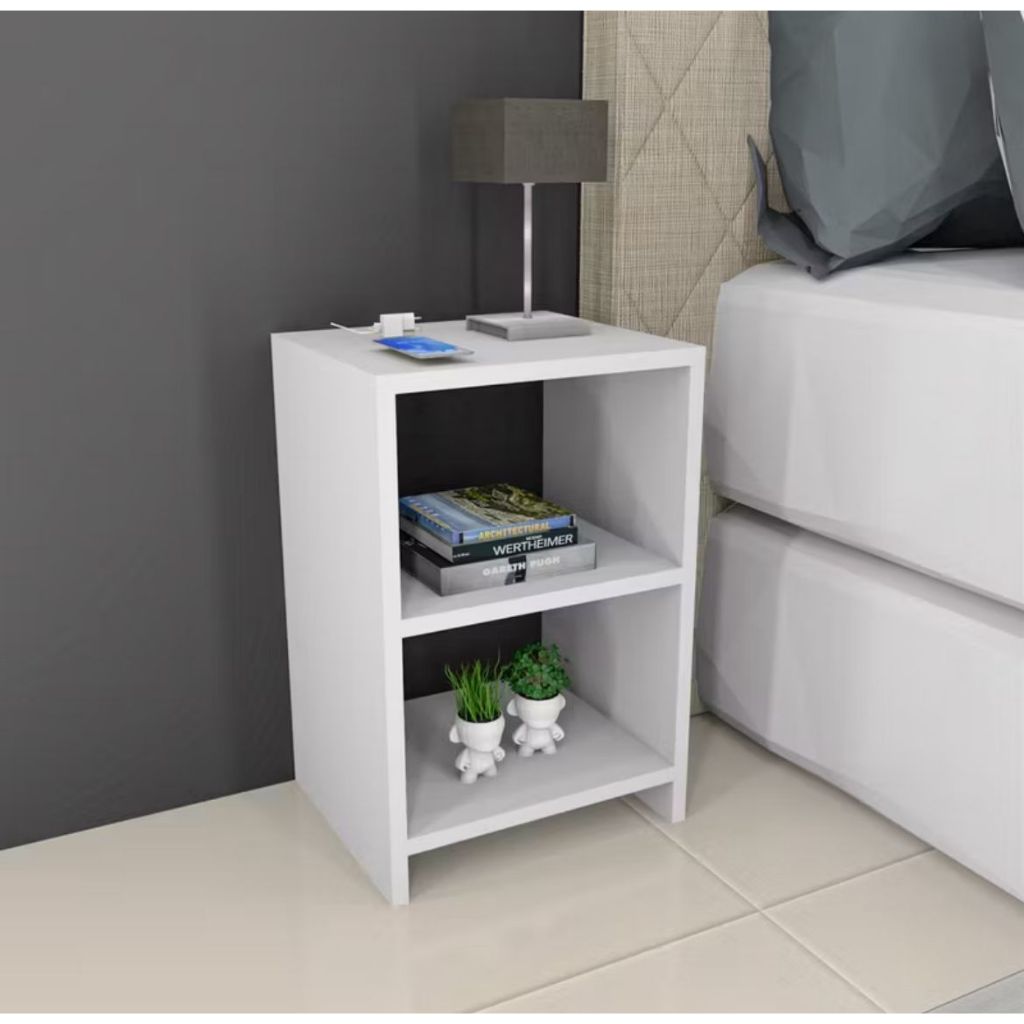 Kit 2 Mesas de Cabeceira Nicho Quarto - Envio imediato