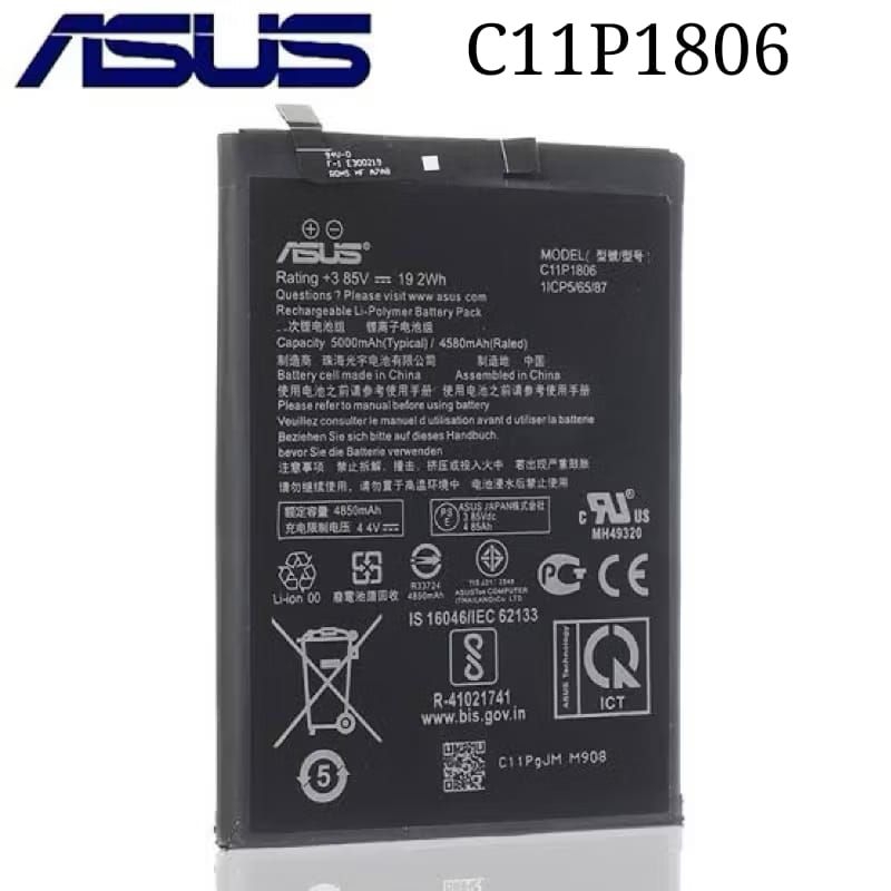 Bat Asus Zenfone 6 Zs630kl C11p1806 Original Nova Com Garantia-Envio no mesmo dia em Oferta na Shopee