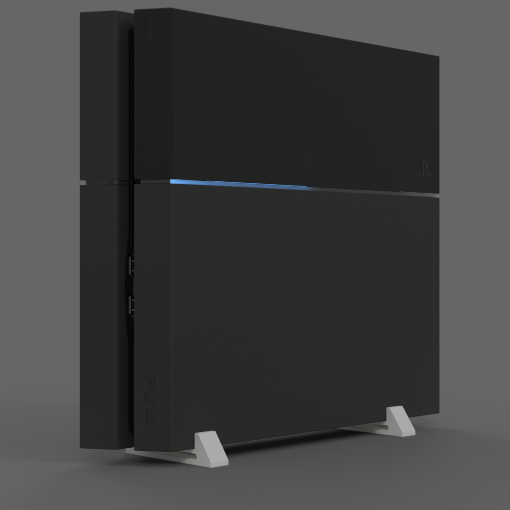 Suporte Vertical PS4 FAT, Base Vertical Playstation 4 modelo FAT, Pezinho vertical