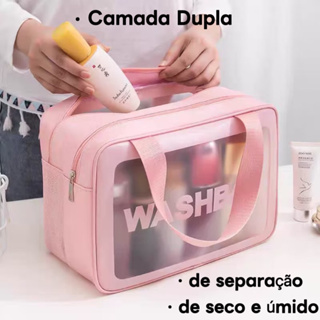 Bolsa Para Maquiagem Viagem Grande De Dupla Camada À Prova D'água em Oferta na Shopee