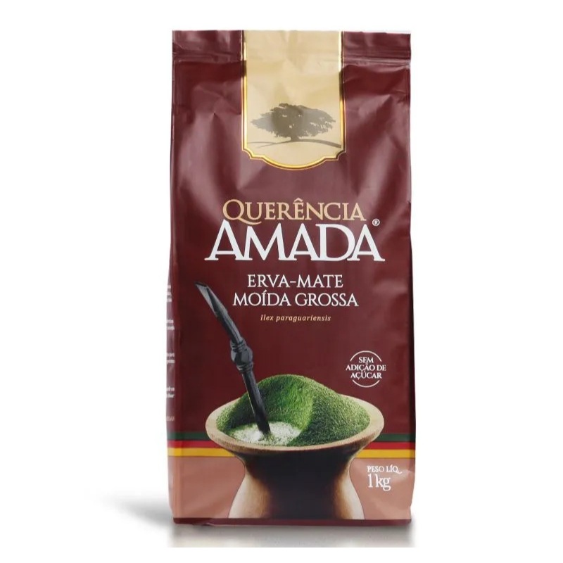 Erva-mate Querência Amada Moída Grossa 1Kg Sem Áçucar