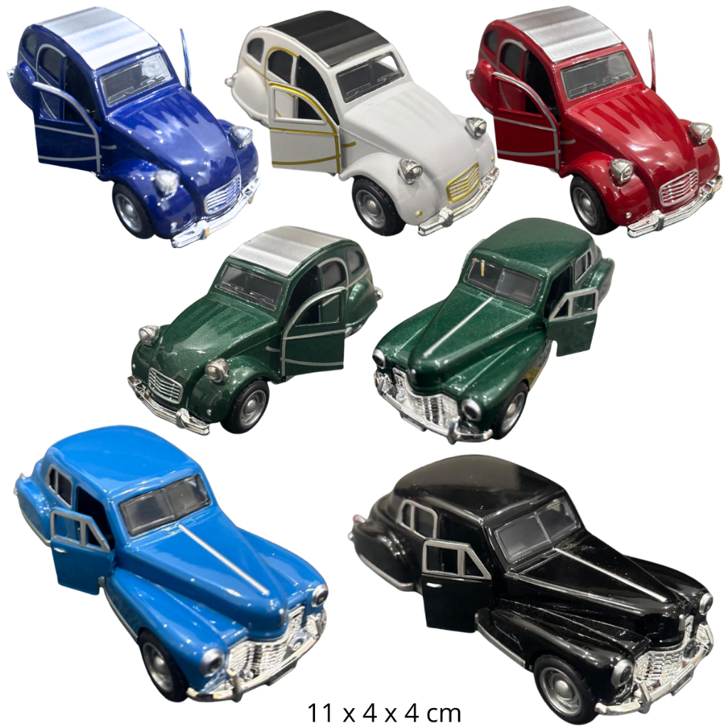 Miniatura carrinho de ferro Citroen e Cadillac Poderoso Chefão 11cm em Oferta na Shopee
