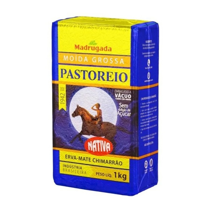Erva Mate - Pastoreio 1 kg - Moída Grossa a vácuo