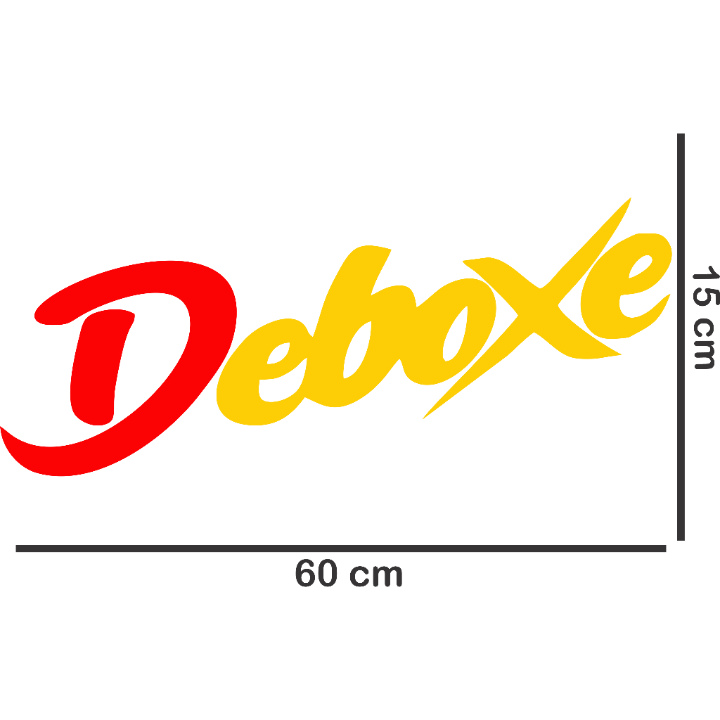 ADESIVO DEBOXE VIDRO TRASEIRO - ADESIVO CARROS REBAIXADOS SOM AUTOMOTIVO TRIOELETRICO 60CM POR 15CM