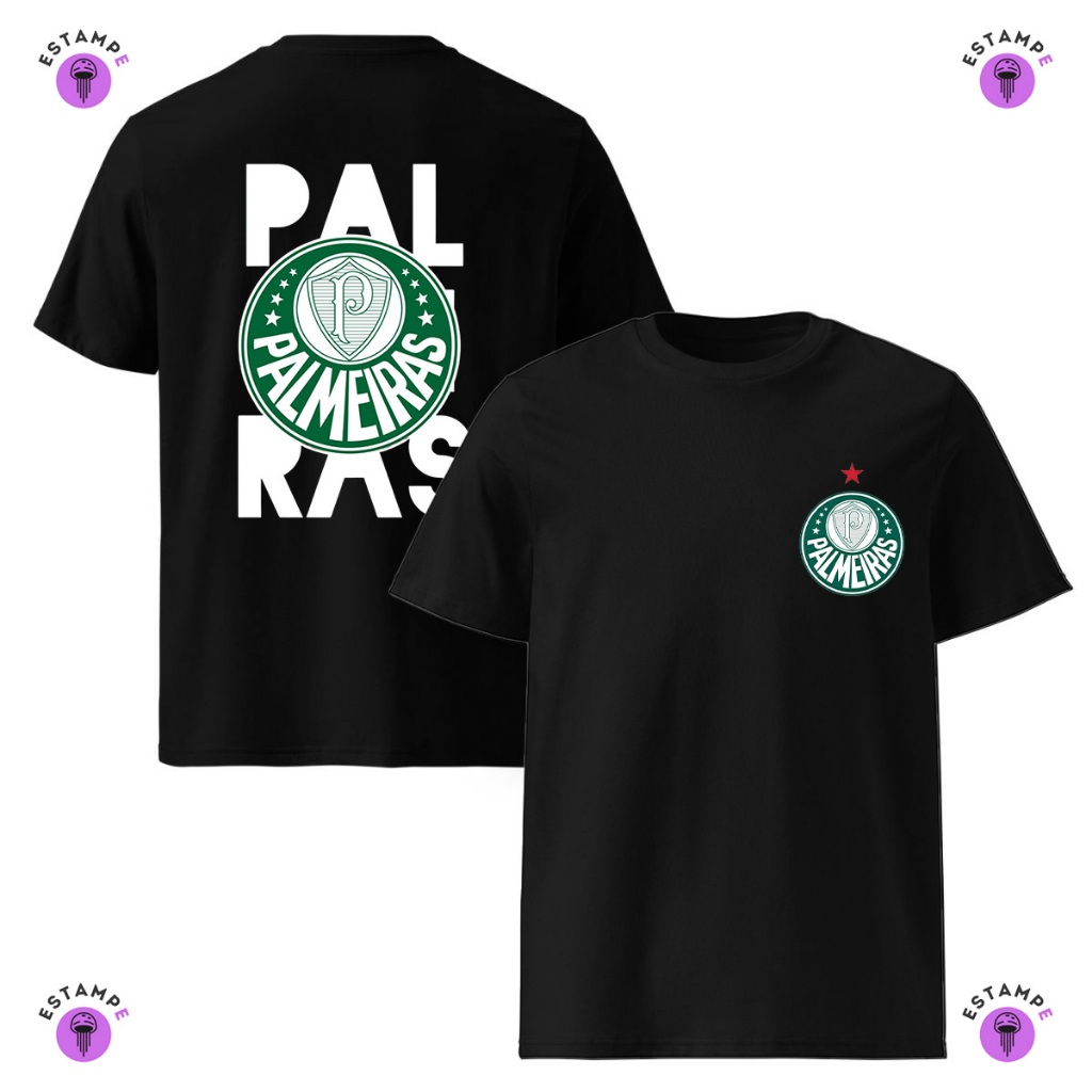 Camisa Camiseta Infantil Do Palmeiras Time Futebol Blusa 100% Algodão Premium Unissex Menino Menina
