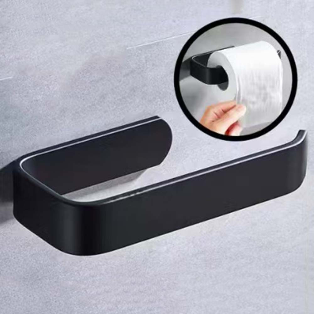 Suporte para Rolo Papel Higiênico Banheiro: Parede, Não Precisa Furar, Dupla Face Prático em Oferta na Shopee