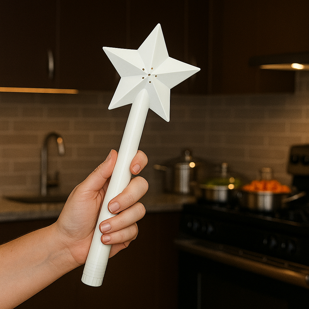 Varinha mágica porta temperos saleiros um presente para você em Oferta na Shopee