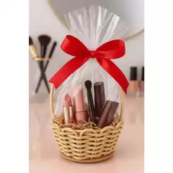 Mini cesta fibra sintética lembrancinha de aniversário, dias mães pascoa e muito mais.