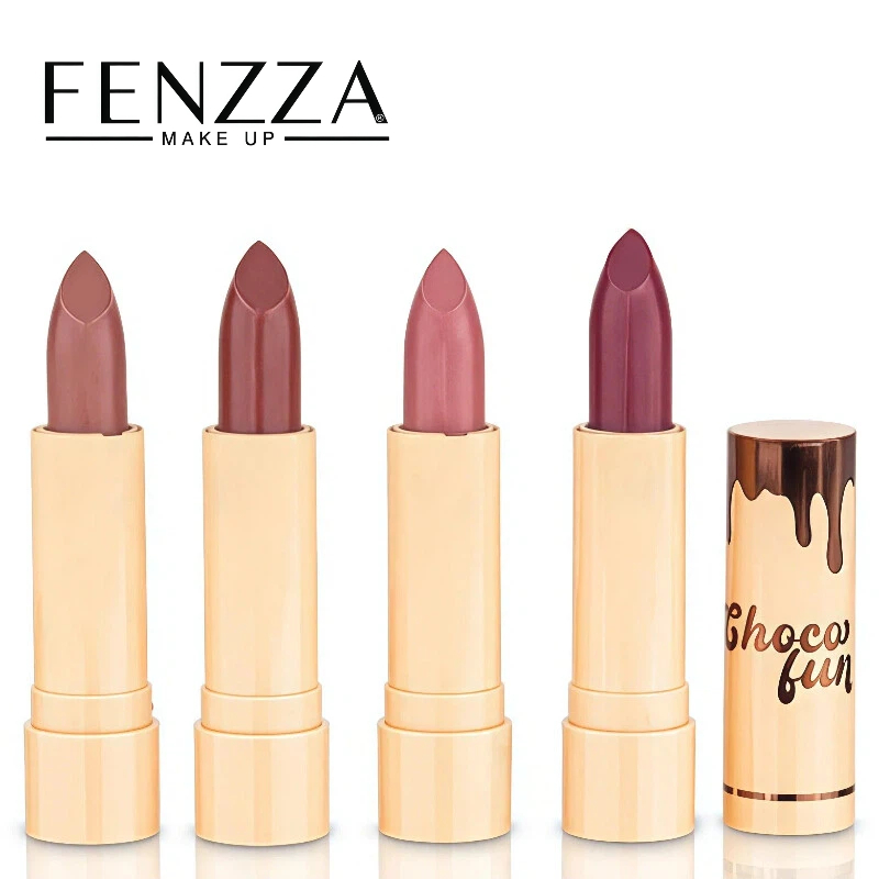 FZ20086 Batom Soft Matte Choco Fun Com Óleo De Rícino - Fenzza em Oferta na Shopee