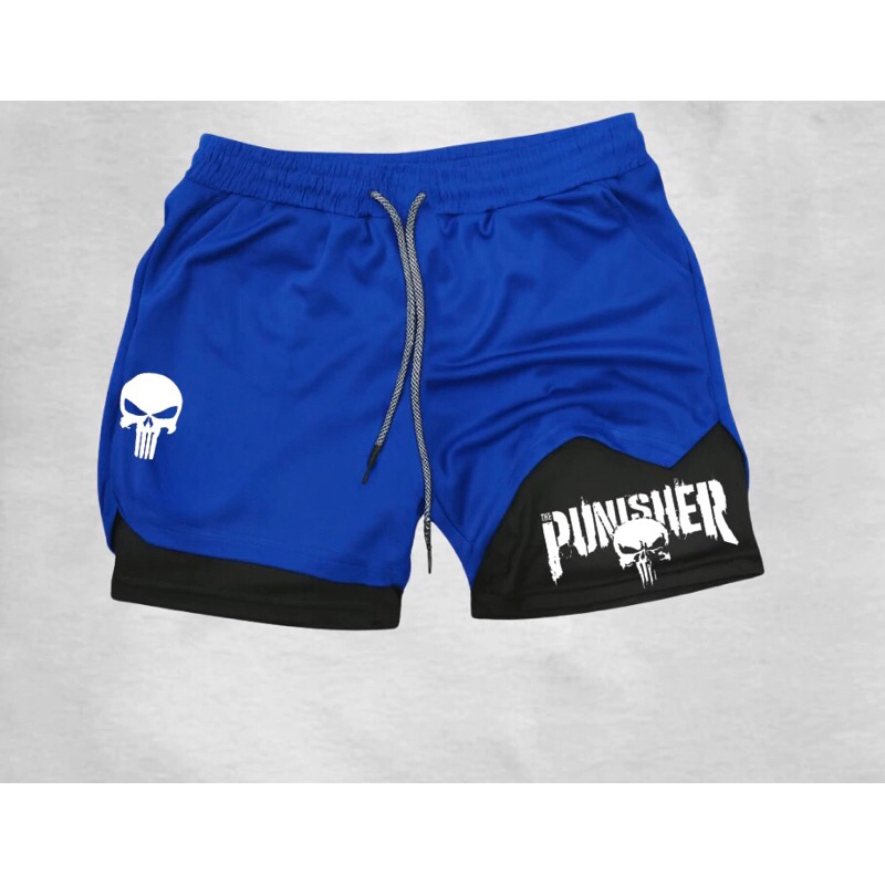 Bermuda De Compressão 2 Em 1 Dry Fit Com Elastano CAVERA, Ideal Para Treinos, Academia